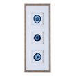 Pemberly Row Modern Real Stone Framed Graphic (4