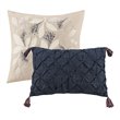Pemberly Row 8-Piece Farmhouse Cotton Printed Comforter Set in Navy