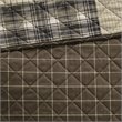 Pemberly Row 3-Piece Polyester Printed Reversible Coverlet Set in Brown