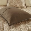 Pemberly Row Contemporary 24-Piece Polyester Comforter Set in Brown