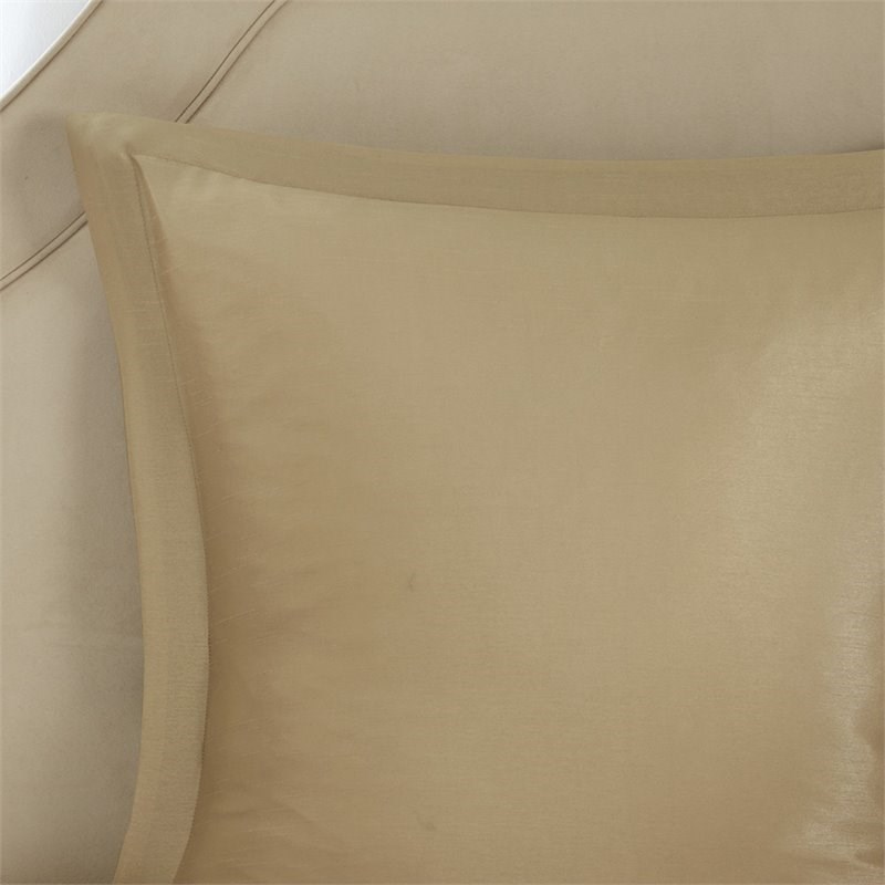 Pemberly Row Contemporary 24-Piece Polyester Comforter Set in Brown