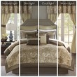 Pemberly Row Contemporary 24-Piece Polyester Comforter Set in Brown