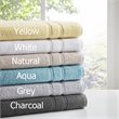 Pemberly Row 6-piece Contemporary Turkish Cotton Towel Set in Gray
