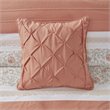 Pemberly Row 9-piece Farmhouse Cotton Percale Comforter Set - Coral Pink