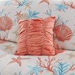 Pemberly Row 7-piece Cotton Comforter Set in Coral Pink