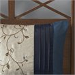 Pemberly Row 7-Piece 100 Percent Polyester Polyoni Comforter Set in Navy