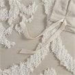 Pemberly Row Cotton Tufted Full/Queen Duvet Cover Set in Brown