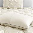 Pemberly Row 7-Piece Polyester Polyoni Set with Pleats in Ivory