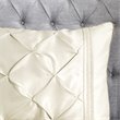 Pemberly Row 7-Piece Polyester Polyoni Set with Pleats in Ivory