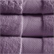 Pemberly Row Contemporary 100 Percent Turkish Cotton Towel in Purple