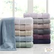 Pemberly Row Contemporary 100 Percent Turkish Cotton Towel in Purple