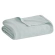 Pemberly Row Cotton Basketweave Blanket with 1