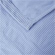 Pemberly Row Polyester Knitted Micro Fleece Solid Textured Heated Blanket - Blue