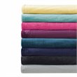 Pemberly Row Polyester Solid Microlight Plush Oversized Blanket in Yellow
