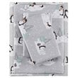 Pemberly Row Cotton Pigment Printed Sheet Set - Gray Penguins