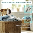 Pemberly Row Pet Compact 110V Vented/Ventless 15lbs Combo Washer Dryer 1400 RPM