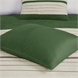 Pemberly Row Modern / Contemporary 7 Piece Comforter Set in Green