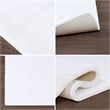Pemberly Row Modern / Contemporary Marshmallow Bath Rug in White