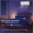 Pemberly Row Contemporary 18000 BTU Mini Split Air Conditioner in White