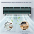 Pemberly Row Contemporary 18000 BTU Mini Split Air Conditioner in White