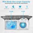 Pemberly Row 26lbs Portable Semi-automatic Twin Tub Washing Machine in Gray