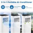 Pemberly Row 6000 BTU (9000 BTU ASHAR) Portable Air Conditioner in White