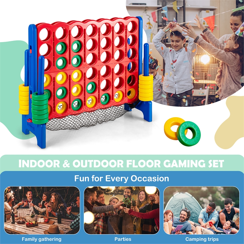 Pemberly Row 4 to Score Giant Game Set 4 in a Row Connect Game for Kids & Adult