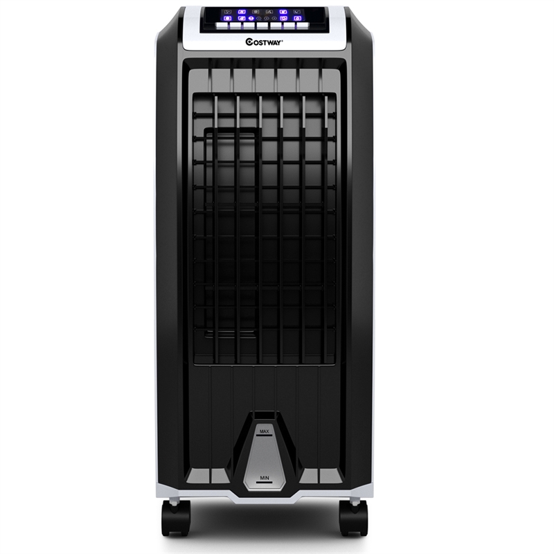 Pemberly Row Evaporative Portable Cooler Fan Anion Humidify White