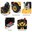 Pemberly Row 12V Battery Powered Kids Ride On Excavator Truck Yellow