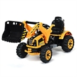Pemberly Row 12V Battery Powered Kids Ride On Excavator Truck Yellow