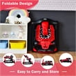 Pemberly Row 4-in-1 Baby Walker Foldable Activity Push Walker Adjustable Red