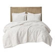 Pemberly Row 3-Piece Fabric Full/Queen Comforter Mini Set in Ivory