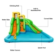 Pemberly Row Inflatable Water Park Bounce House w/Climbing Wall&480W Blower
