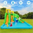 Pemberly Row Inflatable Water Park Bounce House w/Climbing Wall&480W Blower