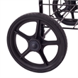 Pemberly Row Folding Shopping Cart Jumbo Basket Grocery Laundry Travel Black