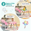 Pemberly Row 8 in 1 Baby High Chair Convertible Dining Booster Seat Pink