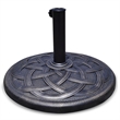 Pemberly Row Patio Round Umbrella Base Stand Market Standing Bronze