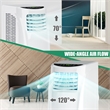 Pemberly Row Portable Air Conditioner 5500 BTU Dehumidifier White