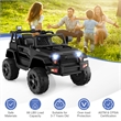 Pemberly Row 12V Kids Ride On Truck Car Electric Vehicle Remote Black