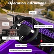 Pemberly Row 12V Kids Ride On Truck Car Electric Vehicle Remote Purple