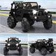 Pemberly Row 12V Kids Ride On Truck Car w/ Remote Control MP3 Music LED Lights