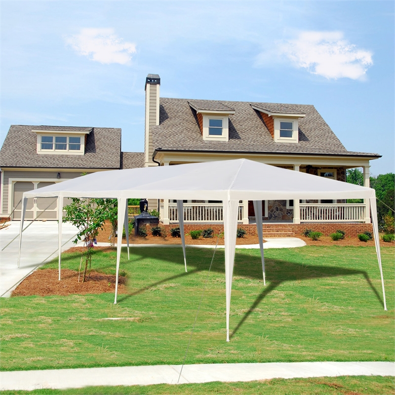 Pemberly Row 10FT x 30FT Outdoor Wedding Party Event Tent Gazebo Canopy White
