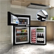 Pemberly Row Refrigerator Small Freezer Cooler Fridge Compact 3.2 cu ft. Unit