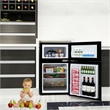 Pemberly Row Refrigerator Small Freezer Cooler Fridge Compact 3.2 cu ft. Unit