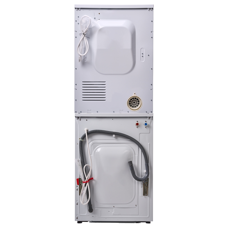 Pemberly Row ANTI CORROSION Stackable Compact Washer 1.6cf+Sensor Dryer