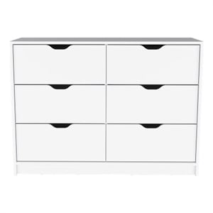 Pemberly Row Modern / Contemporary Dresser Engineered Wood White