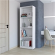 Pemberly Row Modern / Contemporary Bookcase Engineered Wood White
