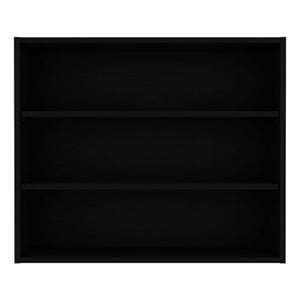 Pemberly Row Contemporary Floating Shelf Engineered Wood Black