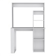 Pemberly Row Modern / Contemporary Desk Engineered Wood White