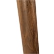 Pemberly Row Contemporary 39 inch Solid Wood Office Desk in Dark Walnut